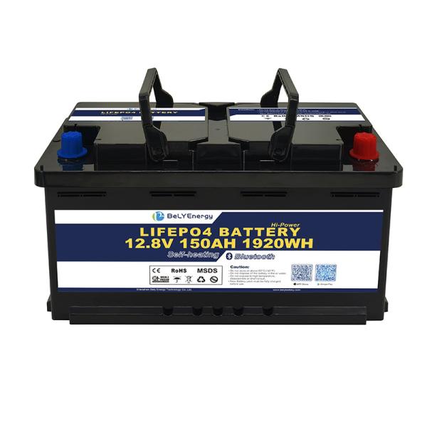 Bely Energy 150AH 12V LiFePo4 Battery Bluetooth And Self-Heating For Yachit