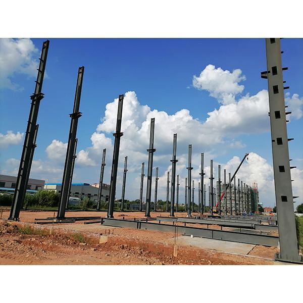 Steel Structure Homes For Africa Market PVC Sliding Windows And Fiber Cement