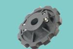 SS812 Steel chain sprockets moulded drive wheels black PA6 sprockets nylon