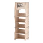 Customizable Electronic Product Display Racks Plywood Shelves For Commercial