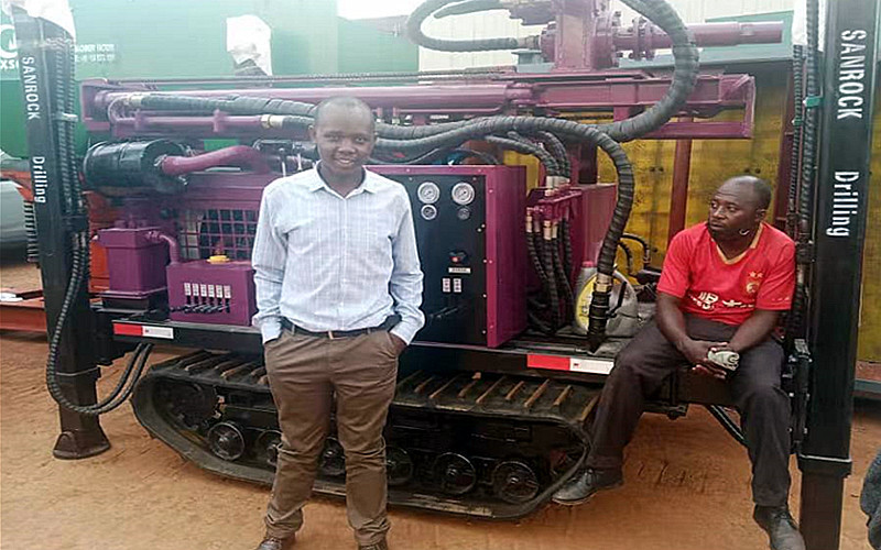 Portable Well Drilling Rig Bore hole Deep 200m Hydraulic Water Well Drilling Equipment