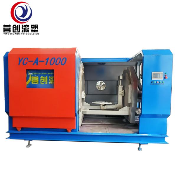 Electric Heating Rotomolding Machine with 30KW Power Air Cooled 100KG Load