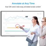 HDFocus 4K LCD Panel 85 Inch Interactive Whiteboard Smart 3840x2160