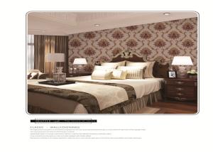 Wholesale 2018 new PVC waterproof PVC Wallpaper classic damask design different color from china suppliers