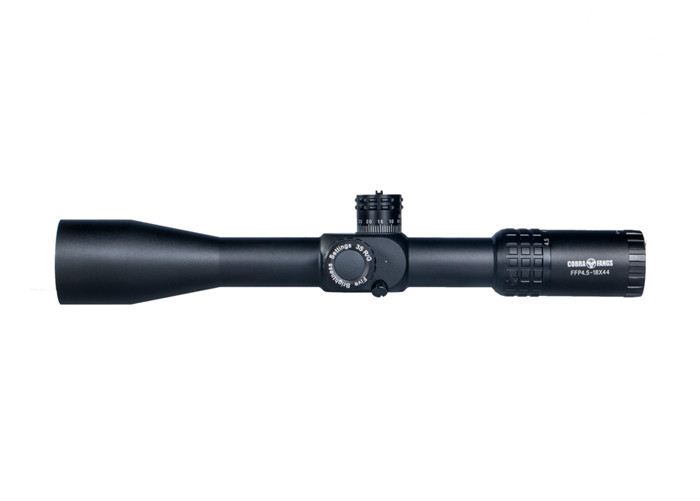 Aluminum Alloy Second Focal Plane Scopes 50 Exit Pupil 14 Inch Length Cobra Fangs