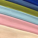 Miyake Satin Striped Crepe Woven Fabric 55 Inch