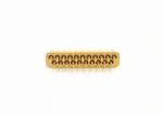 21 Pins 2 Rows Hermetic Electrical Connectors Small Size Gold Wire Bonding