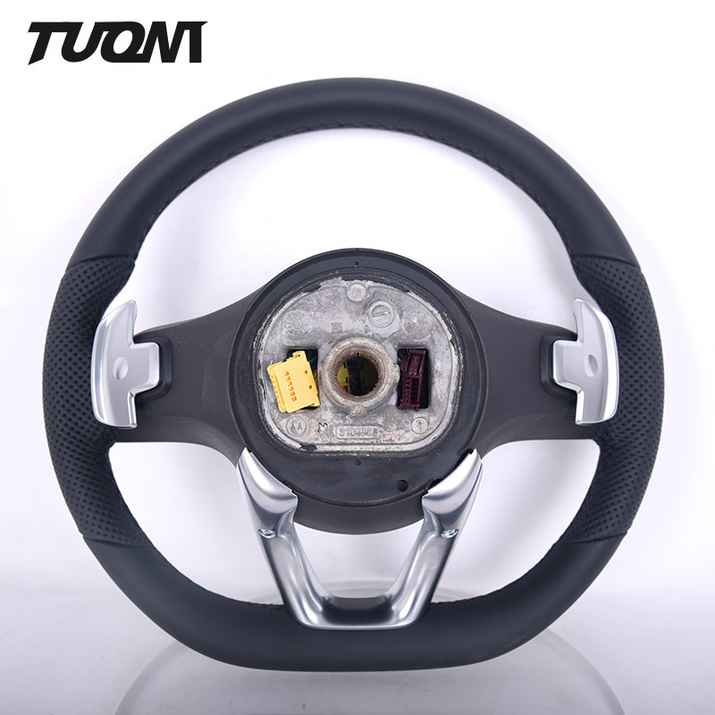 Custom Mercedes Benz Steering Wheel Black Leather 809 Car Accessories Interior