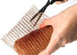 0.1mm * 0.4mm Flat Copper Wire Mesh 5 Inch Width Roll 100 Feet Length