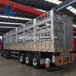 3 Axles Animal Or Cargo Transport Fence Type Truck Trailers