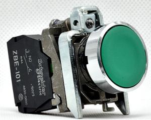 China Green Schneider Push Button / Miniature Waterproof Push Button On Off Switch on sale