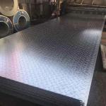 201 304 Textured SS Checkered Sheet Non Slip Stainless Steel Floor Plate