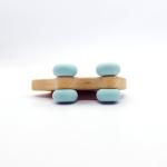 Heat Resistant Odorless PVC Free Wooden Silicone Teether Easily Claned