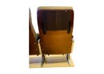 Ergonomic 120mm Lecture Theatre Seating With Wooden Outback