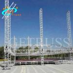 Round Aluminum Stage Truss Outdoor Aluminum Alloy Lighting Tower Truss OEM