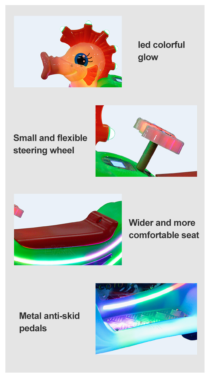Remote Control 360 Degree Electric Kids Bumper Car With Colorful Lights