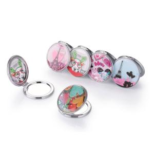 Wholesale Personalized Compact PU Pocket Mirror For On The Go Beauty from china suppliers