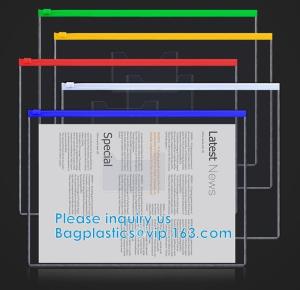 Wholesale Biodegradable Slider Zipper Vinyl k Bag Slider Zipper Beach Vinyl Toiletry Zipp PVC Snap Closure from china suppliers