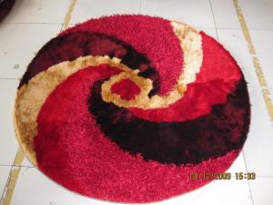 Wholesale Round Circle Polyester Thick Yarn Mixed Thin Yarn Shaggy Carpet and Rug from china suppliers