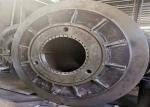 Heavy Duty Tower Crane Parts Cable Winch Drum 40mm Wire Rope Lbs Grooved
