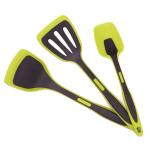 Wholesale Kitchen Utensil Silicone Non-Stick Nylon Slotted Turner Spatula