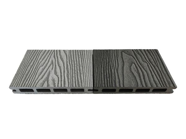 Outdoor Wood Plastic Composite Decking Wood Flooring 3D Embossed WPC Flooring