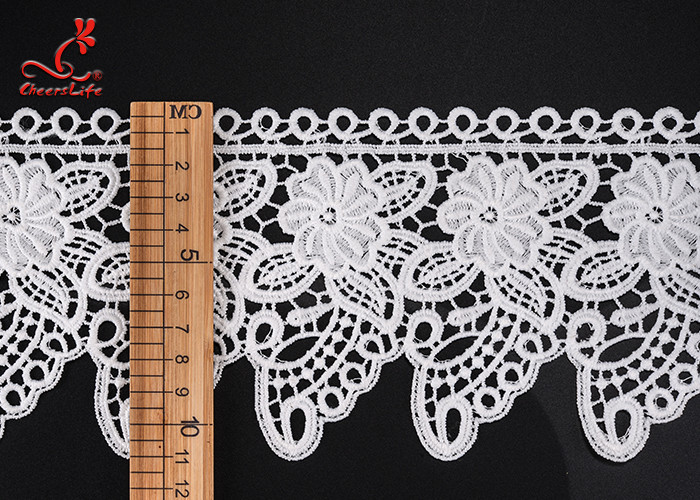 2.2cm Cute Water Soluble Flower Lace Trim For Children Garment  
