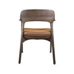 Arm Hotel Dining Chair Set Leather Padded All Ash Wooden In Bulk