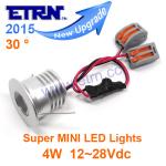 Brighting Starry DC12/24V 4W Round Super MINI LED Downlights Cabinet Light