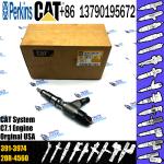 C-aterpillar Excavator Common Rail Fuel Injector 0445120348 20R-4560 391-3974