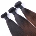 Factory supply Ombre 3 Color Silky Straight 100G Malaysian Remy Hair Extension