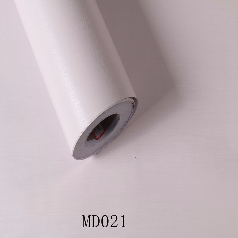 Vinyl Wallpapers 3D Texture Korean Design Mildew Proof Solid Color PVC Adhesive Wallpaper Wall Sticker Furniture Sticker