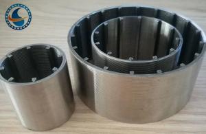 Wholesale Full Welded Profile Wedge Wire Screen Pipe Stainless Steel from china suppliers