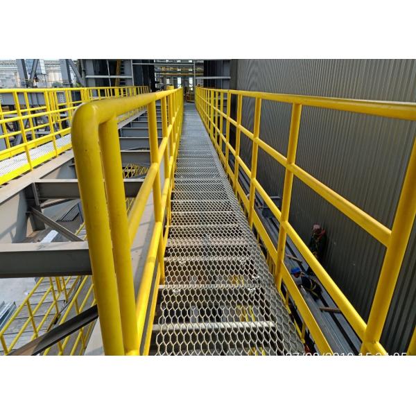 Mild Steel Heavy Duty Raised Diamond Expanded Metal Mesh