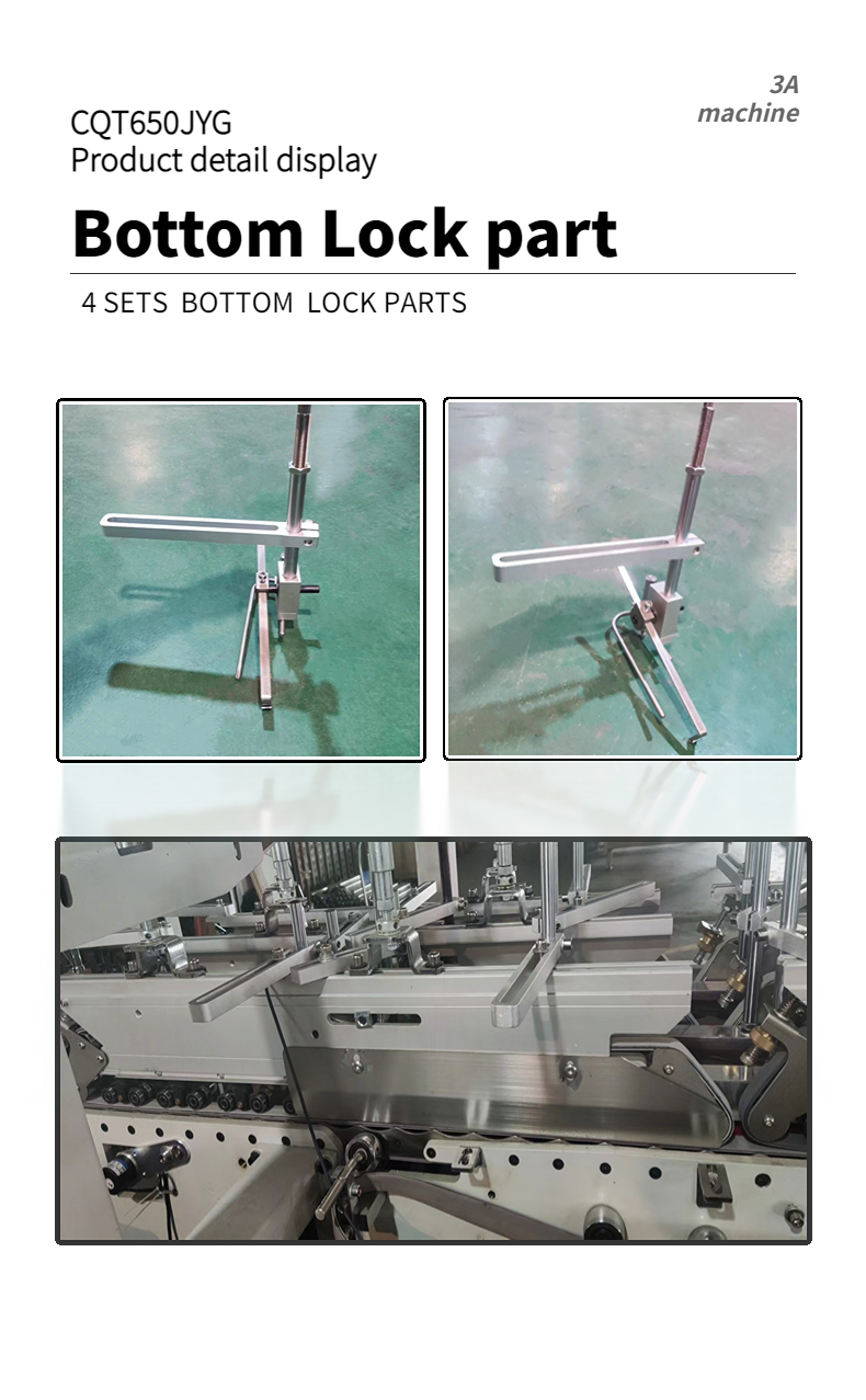 Workflow CQT 650JYG Semi Automatic Folder Gluer with Pre-Folding and Crash-Lock Bottom