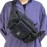 Multi-functional Chest Bag Fanny Bag for Men's Outdoor Sports Waterproof Waist