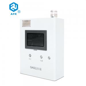 Wholesale AFK Real Time Gas Monitoring Box PLC touch screen Audible / visual alarm for 16 channels from china suppliers