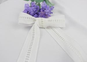 Wholesale Embroidery Stretchy Lace Ribbon White Tulle Lace Trim For Girl