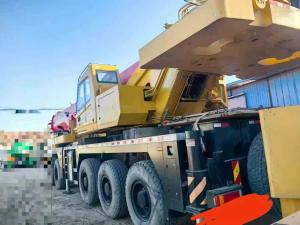 Wholesale Hydraulic Straight Arm Mobile Truck Crane 110 Tons Max Working Height 75.5 Meters Direct Source 2022 Year Production from china suppliers