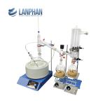 5Ltr Lab Short Path Distillation Machine Glass Vacuum Essential Oil