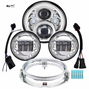 Wholesale Universal Motorcycle Projection Light Kit Waterproof Ghost Shadow Lights Red Pack of Pair from china suppliers