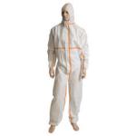 Breathable Medical Protective Clothing Microporous Type 4 / 5 / 6 Dust Proof