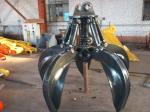 HUITONG Excavator Attachment Hydraulic Orange Peel Grapple 5-60 Ton Hydraulic