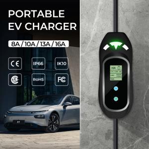 China 50HZ/60HZ Portable EV Charger EVSE Box Type 1 Type 2 Mode 2 on sale