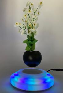 Wholesale 360 rotating magnetic levitation floating air bonsai plant tree potted vase succulent display stands from china suppliers