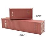 Model Railway HO Scale 1:87 train SHIPPING container for railroad landscape