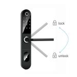 Aluminum Sliding Door Smart Lock European Standard 5 In 1 Keyless Fingerprint