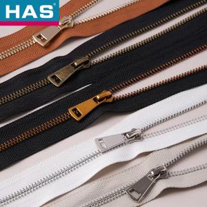 Wholesale Clothing Metal Zippers #3 #5 #7 #8 #10 #12 Two Way Closed End Zipper For Clothing from china suppliers