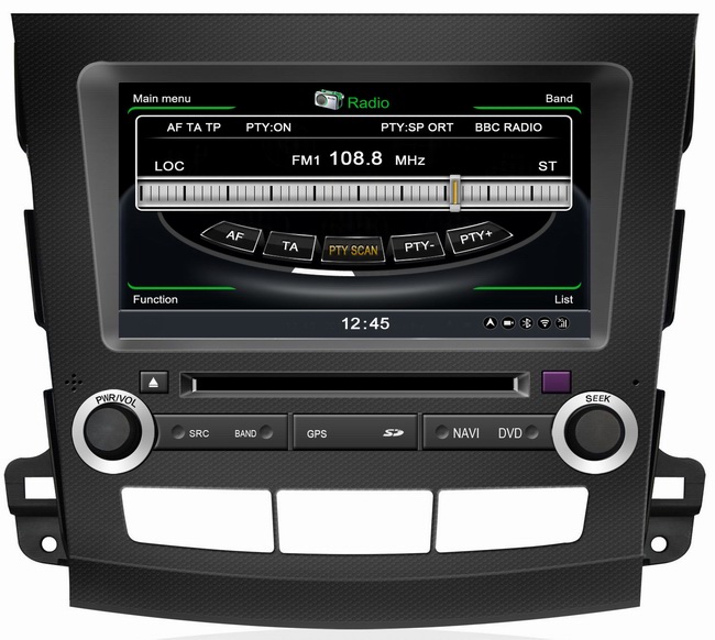 Car vedio player for Mitsubishi Outlander 2006-2011 with mp3 mp4 iPod radio OCB-056