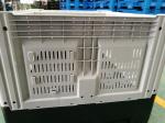 Best selling 1200*1000*810mm foldable plastic pallet box food grade container